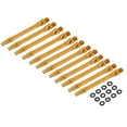 thumbnail image 1 of Ejes de dardos de aluminio Uxcell, accesorios de reemplazo para tallos de dardos 2BA con anillos de goma para punta de acero dorada de 48 mm, 1 of 5