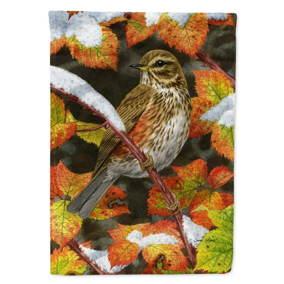 Redwing Garden Flag