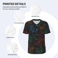 thumbnail image 3 of Rateoe Gamepad Joystick Game Pattern Men’s Baseball Short Sleeve Polo Shirt, Midweight Men's Shirt Golf Shirt Polo Shirts Quick Dry Short-4X-Large, 3 of 7