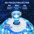 thumbnail image 4 of Proyector de luz estrellada para niños, lámpara LED de planetario con rotación de 360°, ideal como regalo de cumpleaños., 4 of 5