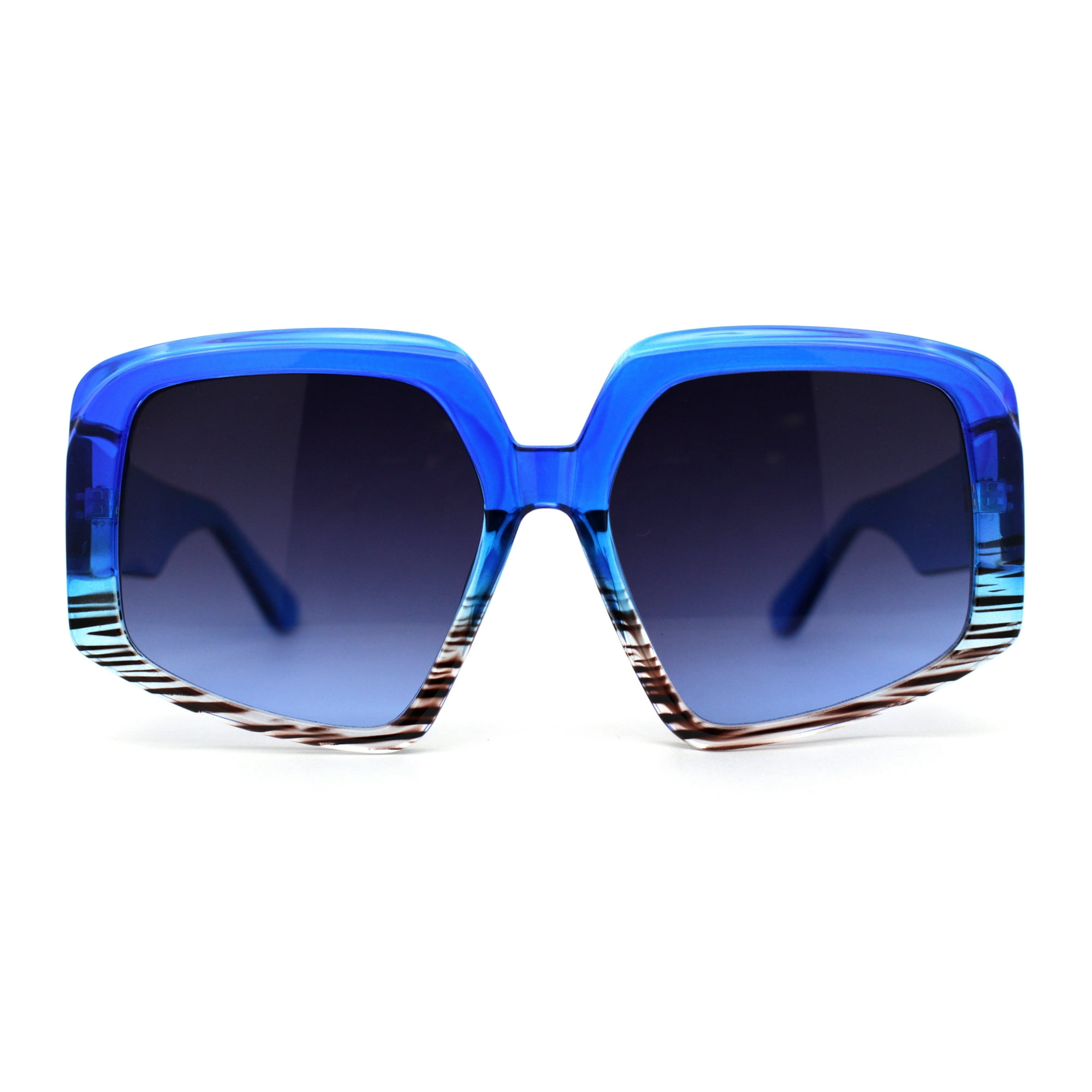 Blue square sunglasses outlet