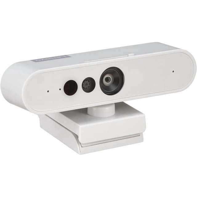 HD 1080p Webcam (510 FHD) - Monitor Camera with 4X Digital Zoom, 95° Wide Angle, 360° Rotation Pan & Tilt - Desktop Cam with Dual Microphones & Windows Hello for Livestreaming & Conferences