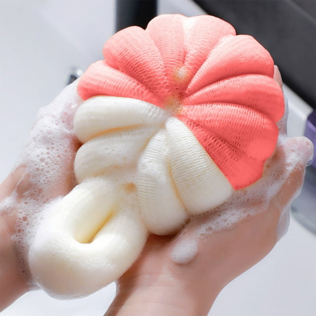 Conch Bath Sponge Shower Loofah Sponge Exfoliating Bath Sponge Body Scrub Mesh