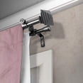 thumbnail image 2 of Rod Desyne Black Quad Double Curtain Rod 48-84"", 2 of 3