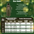 thumbnail image 2 of RTOPDS Renaissance Costume Women,Medieval Dress Hooded Robe Lace Up Halloween Costume for Womens(Army green,L), 2 of 5