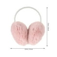 thumbnail image 2 of HLONK 3 Cache-Oreilles Cadeaux pour Filles Hiver Couverture Poignet Chaud Peluche Mignon Rose Femmes, 2 of 6