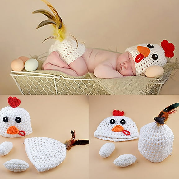 MLINS Baby Photography Clothes Knitted Outfits Child Newborn White
