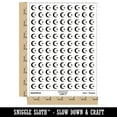 thumbnail image 2 of Star and Crescent Moon Islam Ottoman 200+ Round Stickers - White - Gloss Finish - 0.50" Size, 2 of 3