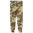 thumbnail image 5 of Men's Camouflage Pajama Pants with Pockets & Drawstring - Cuffed Jogger Sleep Bottoms for Men, Elastic Waist Soft Lightweight Lounge Homewear Brown S, 5 of 7