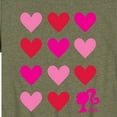 thumbnail image 3 of Barbie - Barbie Heart Grid - Toddler And Youth Short Sleeve Graphic T-Shirt, 3 of 5