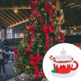 thumbnail image 4 of Bewildely Decoración colgante de Navidad para sala de estar, dormitorio, hogar, Hotel, árbol de Navidad, decoración colgante para escribir, Kits de decoración para fiestas 4 cabezas, 4 of 6