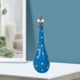 thumbnail image 2 of Estatua de gallo de resina de 22 cm, figura de gallina de escritorio, jardín o estantería, estilo caricatura. Azul, 2 of 8