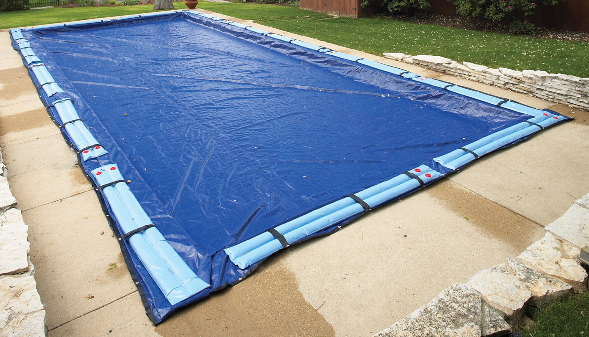 Photo 1 of ArcticPlex In-Ground 16-ft x 32-ft Rectangular 15-Year Winter Cover