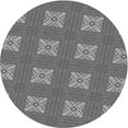 thumbnail image 1 of Ahgly Company Machine Washable Indoor Round Transitional Grey Gray Area Rugs, 3' Round, 1 of 7