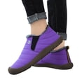 thumbnail image 3 of asddcavvf Bottes de Neige d'Hiver pour Femmes Mode Semelle Plate Antidérapante en Peluche Chaude et Confortable, 3 of 8