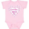 thumbnail image 3 of Inktastic Grandpa's Sweetie Pie with Pink Hearts Boys or Girls Baby Bodysuit, 3 of 5