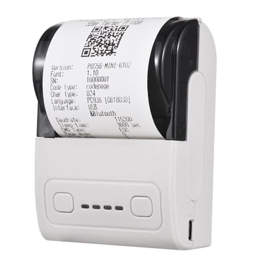 Imprimante d'Étiquettes, Rouleau Compatible avec Imprimante de Billets et de Factures 57 mm Papier d'Impression Usb Reçu Facture Pouce Usb Reçu Imprimante Thermique 2 Imprimante avec Imprimante 57 mm 2 Pouces avec Impression 57 mm Ios 2 Pouces Usb