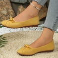 thumbnail image 4 of Mepaouo Women's Flats Comfortable Slip on Business Work Flat Shoes Suede Ballet Casual Dressy Loafers, 4 of 9