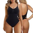 thumbnail image 4 of Body de espalda baja para mujer con control de barriga Shapewear sin costuras esculpir cuerpo Shaper tanga camiseta sin mangas, 4 of 5