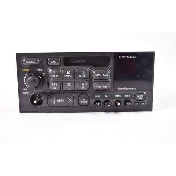 1995-2002 GMC SIERRA CHEVY TAHOE RADIO CASSETTE TAPE PLAYER 16213825