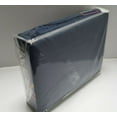thumbnail image 2 of Jessica Sanders Solid 3-Piece Microfiber Twin XL Sheet Navy, 2 of 2