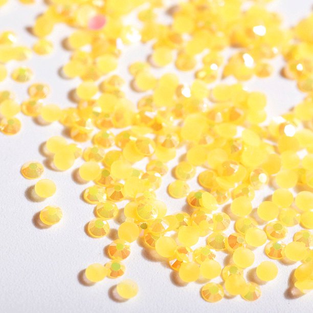 1000Pcs 5mm Resina Cristal Jelly AB Color No hotfix Uñas Rhinestones Stud 3D Pretty Nail Art Strass Para Manicura Boda DIY