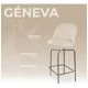 thumbnail image 4 of Silla Alta Tapizada para Barra de Cocina - Asiento Suave de Tela y Patas de Acero - Banco Desayunador Elegante para Uso Interior y Decoración del Hogar (Beige), 4 of 9