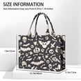 thumbnail image 3 of Large Capacity Tote Bag,Halloween Spooky Elements Handbag Fashion Luxury Tote Bag,15.7"x13"x 5.1" Inches,Laptop Compatible, 3 of 6
