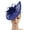 Blue, variant on Rigardu hair accessories for women 2023 Fascinator Hat Flower Feather Mesh Tea Party Hairband For Women hair bands for women's hair Black + One size