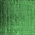 thumbnail image 1 of Ahgly Company Indoor Square Oriental Emerald Green Industrial Area Rugs, 4' Square, 1 of 4
