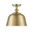 thumbnail image 3 of Berg 1-Light Ceiling Light in Warm Brass, 3 of 5