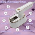 thumbnail image 4 of Travel Steamer Iron Portable Folding Handheld Garment Fabric Steamer For Traveling, 4 of 5