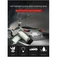 thumbnail image 3 of 2pcs Led License Number Plate Light Lamps For 2 3 Eclipse 3 4 Cross Galant Xpander I-miev, 3 of 5