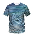 thumbnail image 1 of Nouveaux T-Shirts Graphiques Goutte d'Eau pour Hommes Tendance Décontractée style Simple Imprimé Col Rond Manches Courtes, 1 of 5