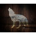 thumbnail image 2 of Louise, Gigi 24x20 White Modern Wood Framed Museum Art Print Titled - Lodge Wolf, 2 of 4
