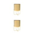 thumbnail image 3 of Soporte para plantas Advancent dorado con maceta Tipo de piso multifuncional, 3 of 6
