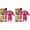 Hot Pink 2PCS, variant on Durable Dog Chew Toys For Aggressive Chewers Interactive Puppy Teething Toys For Small Medium Large Dogs Indoor Outdoor Pet Biting Training, 26 cm, Hot Pink 1PCS