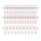 thumbnail image 5 of 50 Uds. de Clips de papel en cruz, regalos, suministros para diario, abrazaderas de Clip cruzado, Clips de carpeta duraderos para el hogar,, 5 of 8
