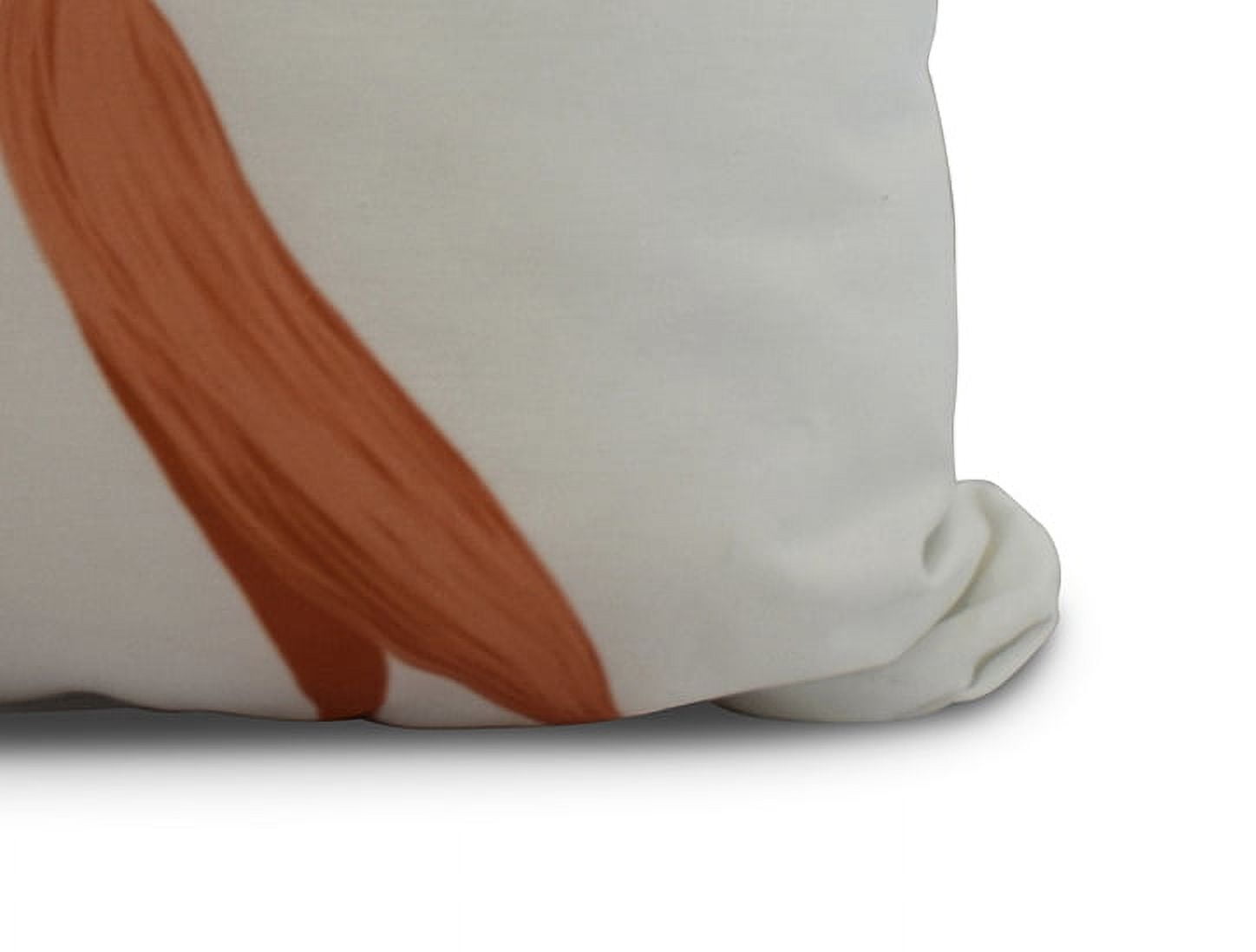 Simply Daisy, 20" x 20" Hojaver, Floral Print Outdoor Pillow, Orange