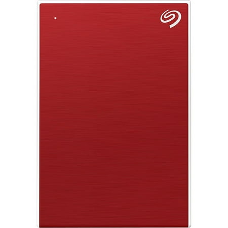 Seagate - Backup Plus Slim 1TB External USB 3.0 Portable Hard Drive - Red