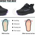 thumbnail image 3 of Men's Women's Hiking Shoes Waterproof Lightweight Fleece-Lined Sneakers Non-Slip Comfort Soft Sole Cotton Casual Shoes Purple 8.5 Women/7.5 Men, 3 of 7