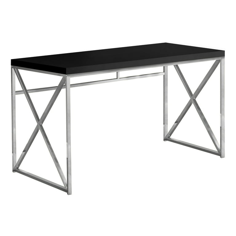 Desk with chrome legs discount