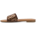 thumbnail image 2 of Journee Women's Maria Slip on Metallic Beaded Flat Slide, 2 of 8