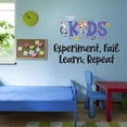 thumbnail image 3 of KIDS Experiment Fail Learn Repeat Science Algebra Multiplication Geometry Teacher Classroom Student Homework Artwork Holiday Decorating Ideas Bedroom Wall Decal Sticker - Size: 10 In X 7 In, 3 of 5