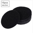 thumbnail image 1 of 15Pairs Traceless Double-sided Self-adhesive Hook And Loop Fixed Sticker Sofa Sheet Carpet Tablecloth Anti Slip Mat black 5cm 15pairs, 1 of 6