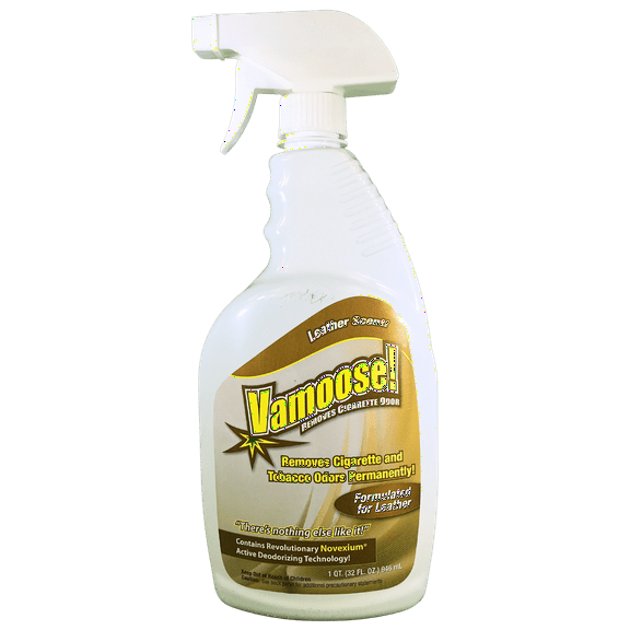Vamoose Smoke Odor Air Freshener & Eliminator, Leather Scent, 32-Ounce Spray