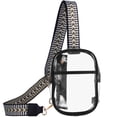 thumbnail image 2 of Bolso transparente Bolso de estadio transparente Bolso bandolera transparente Bolso bandolera para mujer Bolso bandolera Monedero cruzado Fanny Pack, 2 of 6