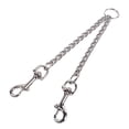 thumbnail image 1 of Metal Double Dog Leash Coupler, Chew Proof Tangle Free Dual Pet Dog Leash Extension Splitter Lead for 2 Dogs（3.5mm*60cm）, 1 of 5