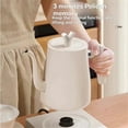thumbnail image 4 of 1000w Fast Heating Water Pot 304 Stainless Steel Electric Water Kettle & Coffee Kettle Automatic Power Off A EU Plug, 4 of 5
