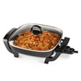 thumbnail image 1 of Toastmaster 12" Nonstick Electric Skillet - Deep Skillet Appliance with Glass Lid - Multipurpose Kitchen Cookware for Breakfast & More, 1 of 7